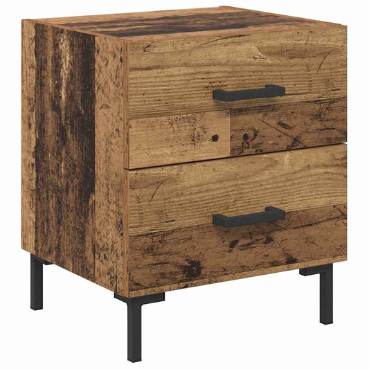 Bedside Cabinet Old Wood 40 x 35 x 47.5 cm Engineered Wood Bedside Cabinet Old Wood 40 x 35 x 47.5 cm Engineered Wood