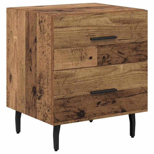 Bedside Cabinet Old Wood 40 x 35 x 47.5 cm Engineered Wood Bedside Cabinet Old Wood 40 x 35 x 47.5 cm Engineered Wood