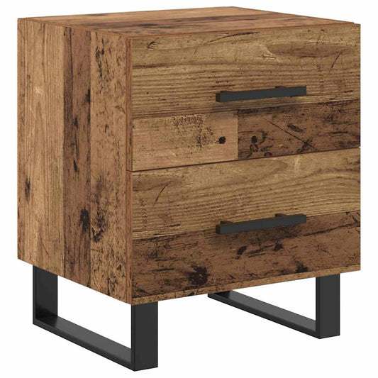 Bedside Cabinet Old Wood 40 x 35 x 47.5 cm Engineered Wood Bedside Cabinet Old Wood 40 x 35 x 47.5 cm Engineered Wood