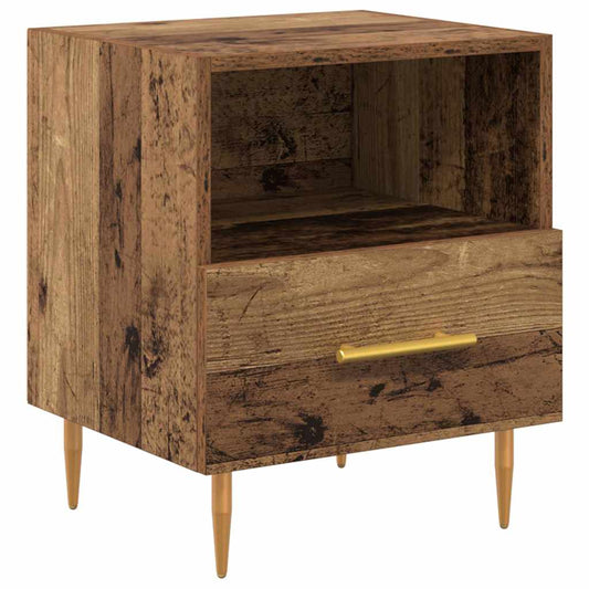 Bedside Table Brown 40 x 35 x 47.5 cm Engineered Wood Bedside Table Brown 40 x 35 x 47.5 cm Engineered Wood