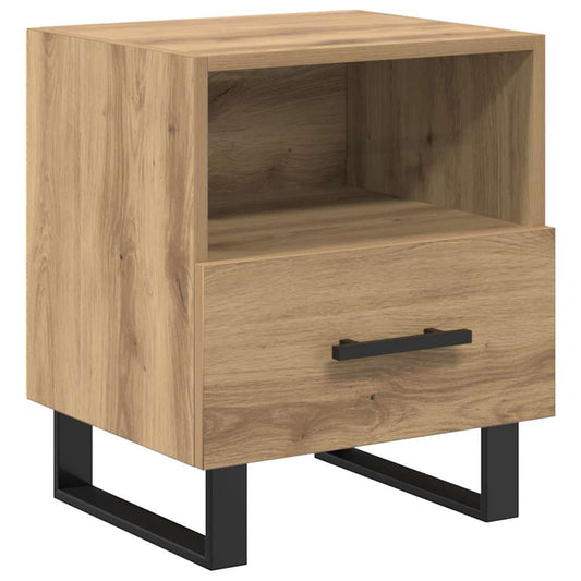 Bedside Cabinet Artisan Oak 40 x 35 x 47.5 cm Engineered Wood Bedside Cabinet Artisan Oak 40 x 35 x 47.5 cm Engineered Wood