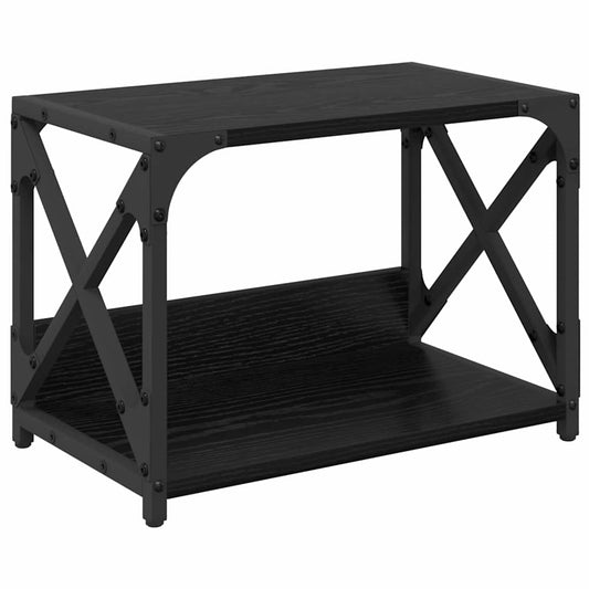 Printer Stand Black Oak 44 x 26 x 31.5 cm Engineered Wood Printer Stand Black Oak 44 x 26 x 31.5 cm Engineered Wood