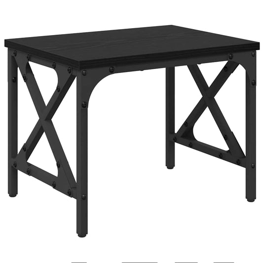 Printer Stand Black Oak 40 x 30 x 31 cm Engineered Wood Printer Stand Black Oak 40 x 30 x 31 cm Engineered Wood