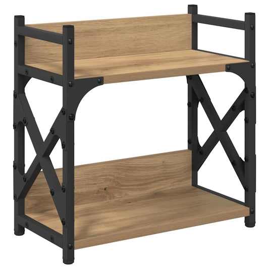 Printer Stand Artisan Oak 40 x 20 x 40 cm Engineered Wood Printer Stand Artisan Oak 40 x 20 x 40 cm Engineered Wood