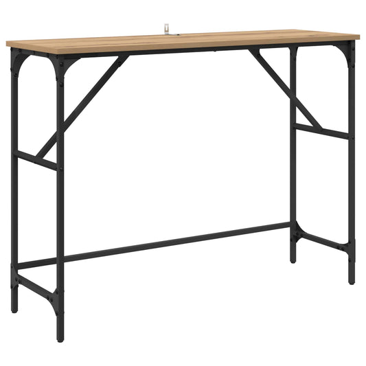 Console Table Artisan Oak 100 x 32 x 75 cm Engineered Wood Console Table Artisan Oak 100 x 32 x 75 cm Engineered Wood