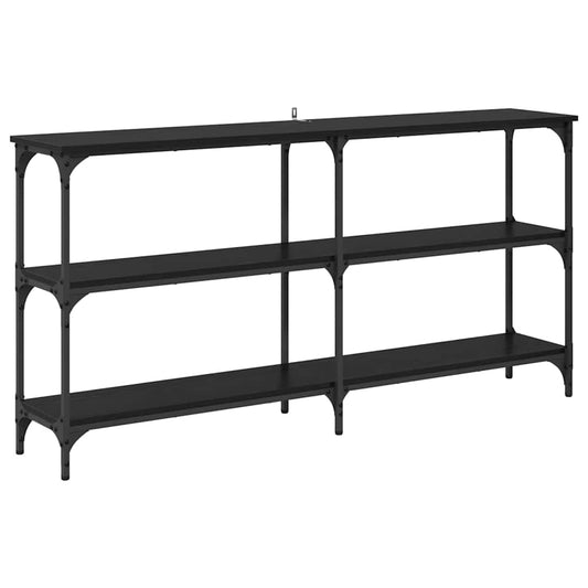 Console Table Black Oak 150 x 29 x 75 cm Console Table Black Oak 150 x 29 x 75 cm