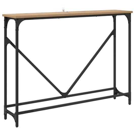 Console Table Artisan Oak 102 x 23 x 75 cm Engineered Wood Console Table Artisan Oak 102 x 23 x 75 cm Engineered Wood