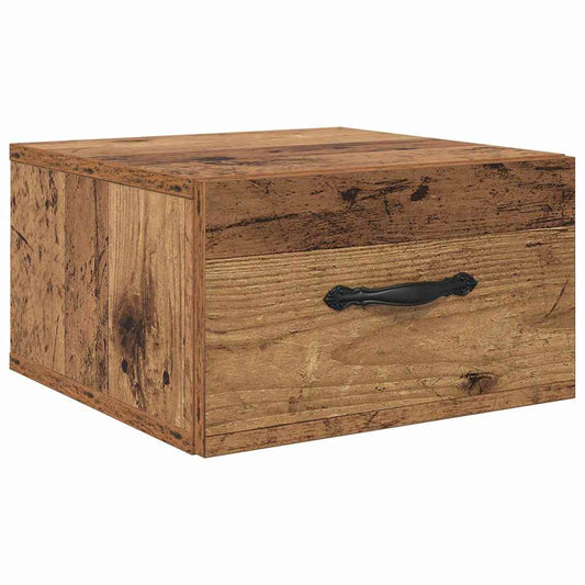 Bedside Cabinet Old wood 35 x 35 x 20 cm Engineered wood Bedside Cabinet Old wood 35 x 35 x 20 cm Engineered wood