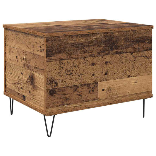 Coffee Table Old Wood 60 x 44.5 x 45 cm Engineered Wood Coffee Table Old Wood 60 x 44.5 x 45 cm Engineered Wood