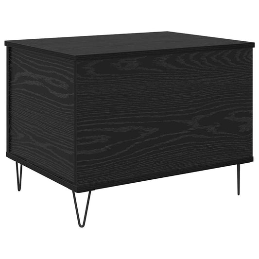 Coffee Table Black Oak 60 x 44.5 x 45 cm Engineered Wood Coffee Table Black Oak 60 x 44.5 x 45 cm Engineered Wood