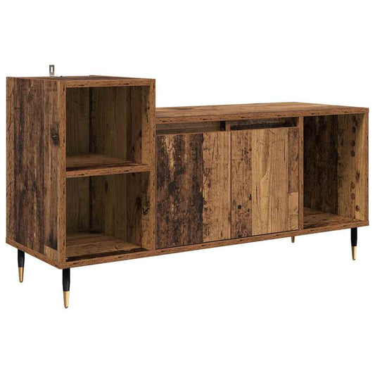 TV Cabinet Old Wood 100 x 35 x 55 cm Engineered Wood TV Cabinet Old Wood 100 x 35 x 55 cm Engineered Wood