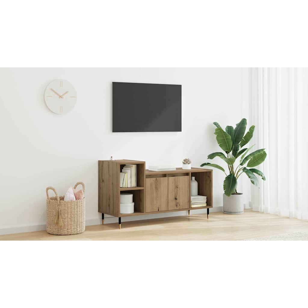 TV Cabinet Artisan Oak 100 x 35 x 55 cm Engineered Wood
