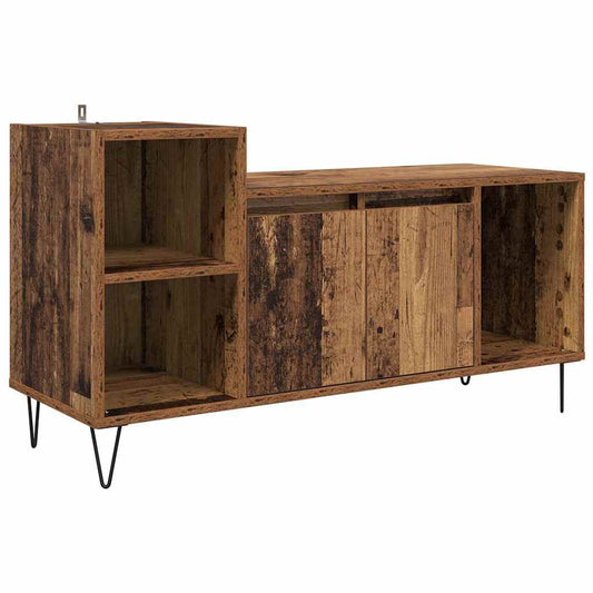 TV Cabinet 100 x 35 x 55 cm Old Wood Engineered Wood TV Cabinet 100 x 35 x 55 cm Old Wood Engineered Wood