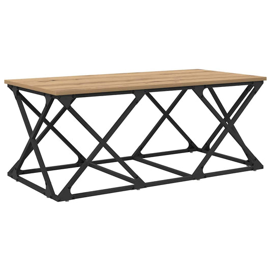 Coffee Table Artisan Oak 100 x 49 x 40 cm Engineered Wood Coffee Table Artisan Oak 100 x 49 x 40 cm Engineered Wood