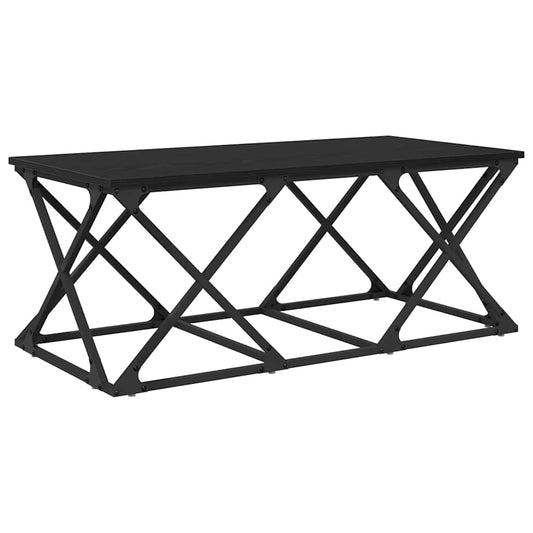Coffee Table Black Oak 100 x 49 x 40 cm Engineered Wood Coffee Table Black Oak 100 x 49 x 40 cm Engineered Wood