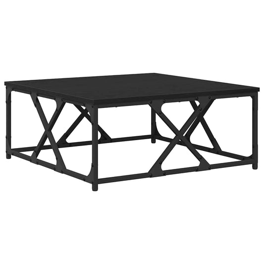 Coffee Table Black Oak 70 x 70 x 30 cm Engineered Wood Coffee Table Black Oak 70 x 70 x 30 cm Engineered Wood