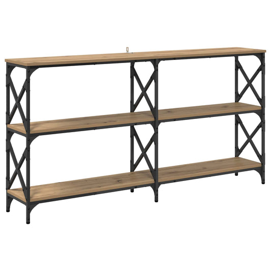 Console Table Artisan Oak 156 x 28 x 80.5 cm Engineered Wood Console Table Artisan Oak 156 x 28 x 80.5 cm Engineered Wood