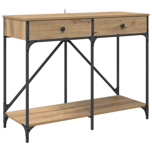 Console Table Artisan Oak 100 x 39 x 78.5 cm Engineered Wood Console Table Artisan Oak 100 x 39 x 78.5 cm Engineered Wood