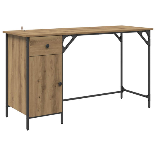 Computer Desk Artisan Oak 131 x 48 x 75 cm Engineered Wood Computer Desk Artisan Oak 131 x 48 x 75 cm Engineered Wood