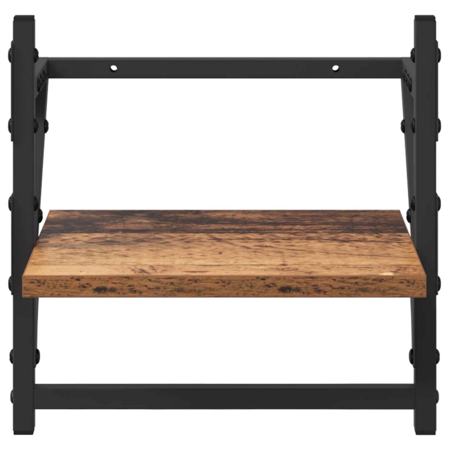 Wall Shelf Set Wall-Mounted 6 pcs Old Wood 100 x 25 x 30 cm