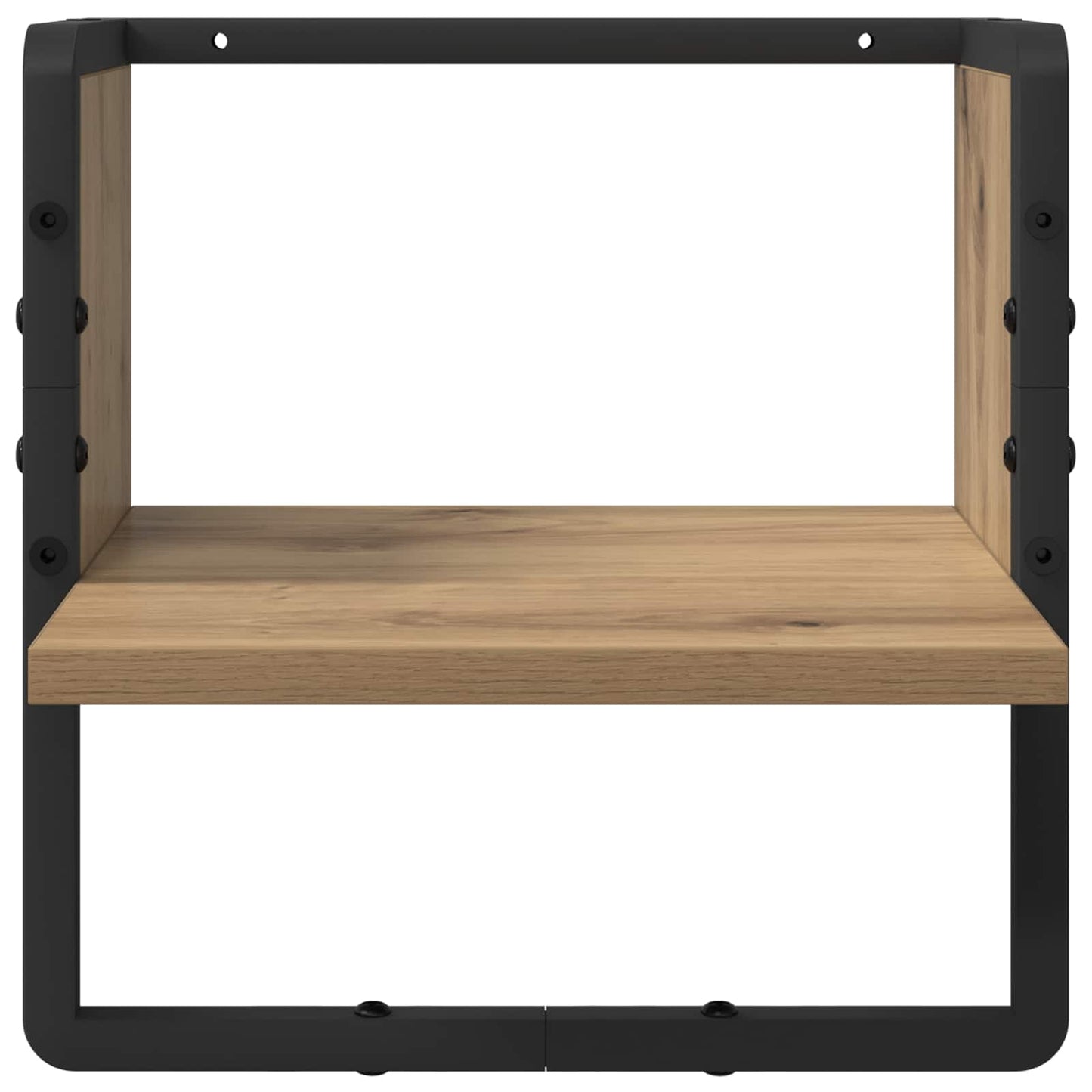Wall Shelf Set with Shelf 4 pcs Artisan Oak 65 x 25 x 30 cm