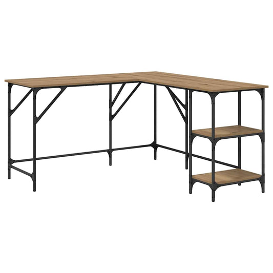 Desk Artisan Oak 139 x 139 x 75 cm Engineered Wood Desk Artisan Oak 139 x 139 x 75 cm Engineered Wood