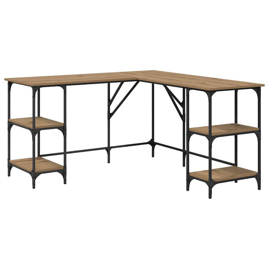 Desk Artisan Oak 139 x 139 x 75 cm Engineered Wood Desk Artisan Oak 139 x 139 x 75 cm Engineered Wood