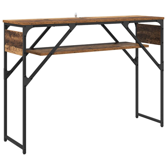 ConsoleTable Old Wood Engineered Wood 105x30x75cm ConsoleTable Old Wood Engineered Wood 105x30x75cm