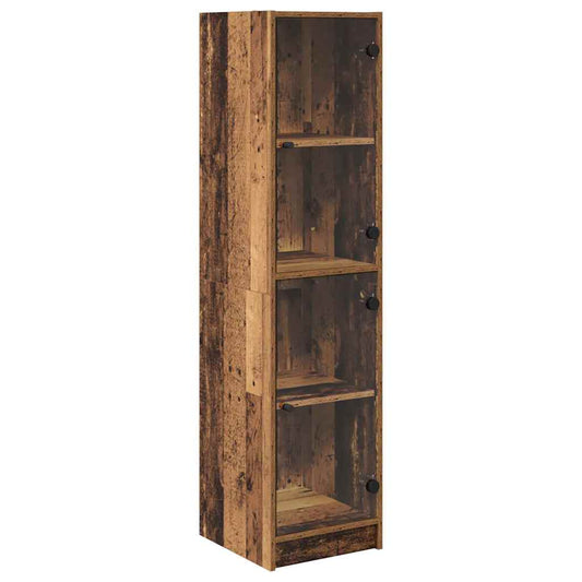 Highboard Old Wood 35 x 37 x 142 cm Engineered Wood Highboard Old Wood 35 x 37 x 142 cm Engineered Wood