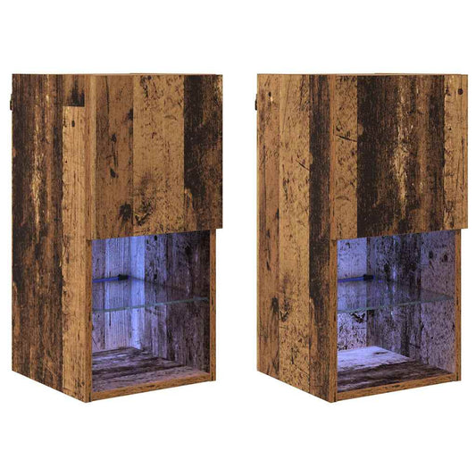 Wall-mounted TV Cabinets 2 pcs Old Wood 30.5 x 30 x 60 cm Wall-mounted TV Cabinets 2 pcs Old Wood 30.5 x 30 x 60 cm