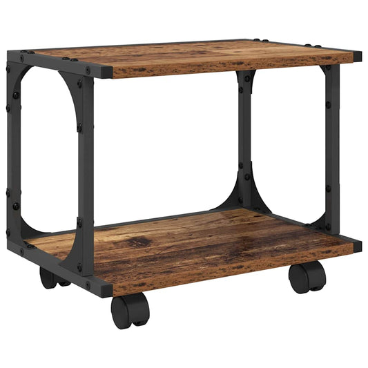 Printer Stand Old Wood 41 x 28 x 33.5 cm Engineered Wood Printer Stand Old Wood 41 x 28 x 33.5 cm Engineered Wood