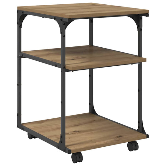 Printer Stand Artisan Oak 43 x 48 x 64 cm Engineered Wood Printer Stand Artisan Oak 43 x 48 x 64 cm Engineered Wood