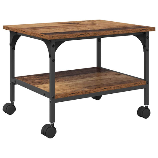 Printer Stand Old Wood 50 x 40 x 38 cm Engineered Wood Printer Stand Old Wood 50 x 40 x 38 cm Engineered Wood