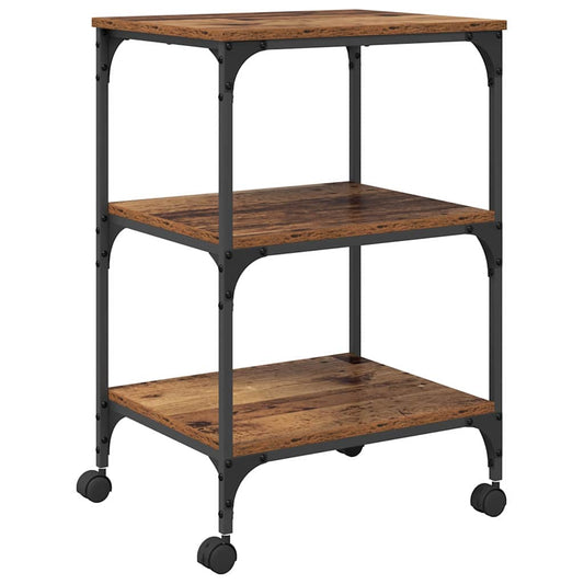 Printer Stand Old Wood 50 x 41 x 75 cm Engineered Wood Printer Stand Old Wood 50 x 41 x 75 cm Engineered Wood