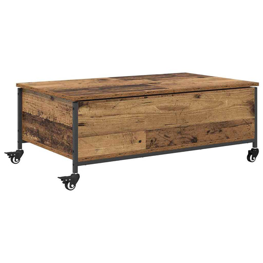 Coffee Table Old Wood 91 x 55 x 32 cm Engineered Wood Coffee Table Old Wood 91 x 55 x 32 cm Engineered Wood