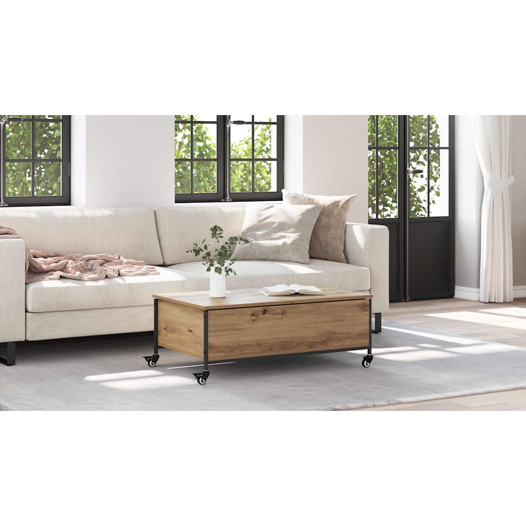 Coffee Table Artisan Oak 91 x 55 x 32 cm Engineered Wood