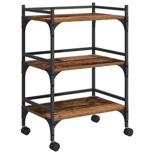 Kitchen Trolley Old Wood 50 x 35 x 75.5 cm Engineered Wood Kitchen Trolley Old Wood 50 x 35 x 75.5 cm Engineered Wood