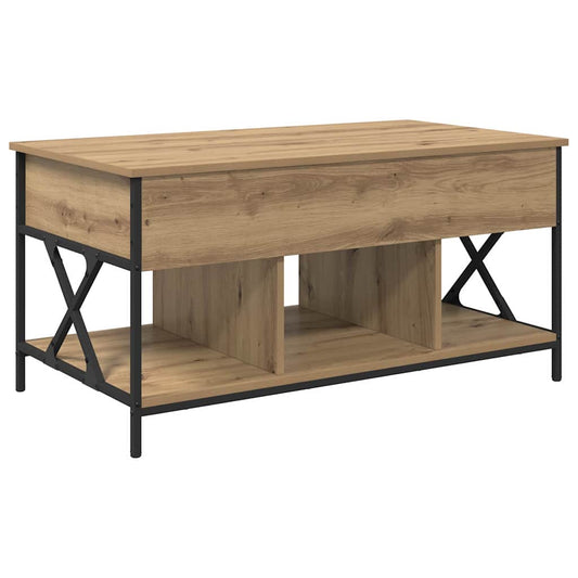 Coffee Table Artisan Oak 100 x 55 x 48.5 cm Engineered Wood Coffee Table Artisan Oak 100 x 55 x 48.5 cm Engineered Wood