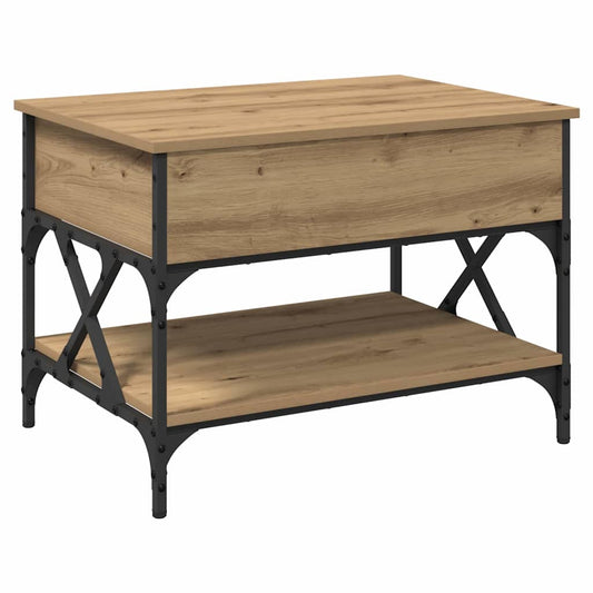 Coffee Table Artisan Oak 70x50x50cm Engineered Wood Coffee Table Artisan Oak 70x50x50cm Engineered Wood