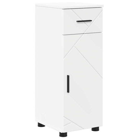 Bathroom Cabinet White 30 x 35 x 80 cm Engineered wood & Metal Bathroom Cabinet White 30 x 35 x 80 cm Engineered wood & Metal