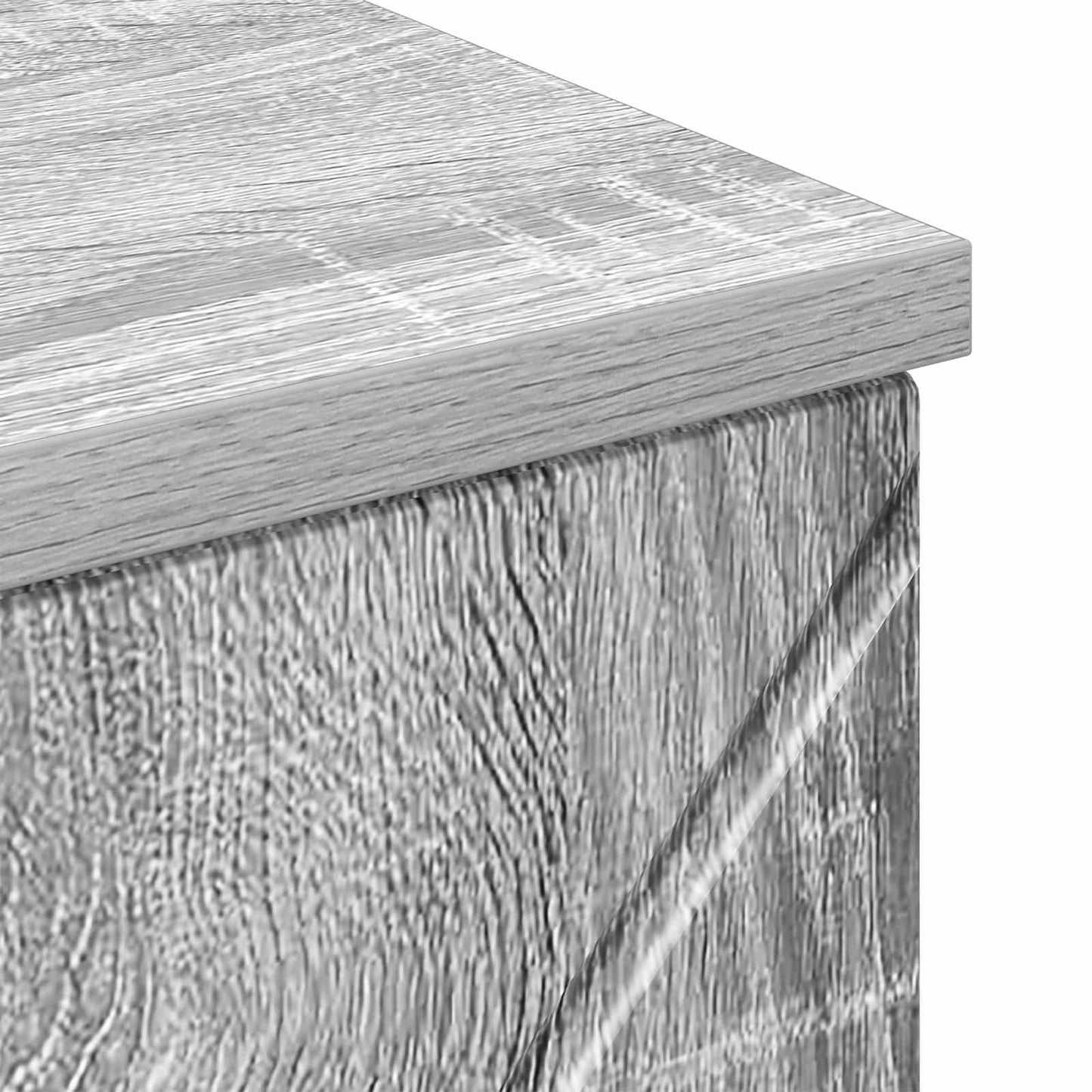Bathroom Cabinet with Drawer Grey Sonoma 30 x 35 x 80 cm