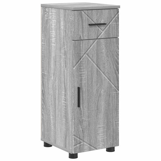 Bathroom Cabinet Grey Sonoma 30 x 35 x 80 cm Bathroom Cabinet Grey Sonoma 30 x 35 x 80 cm