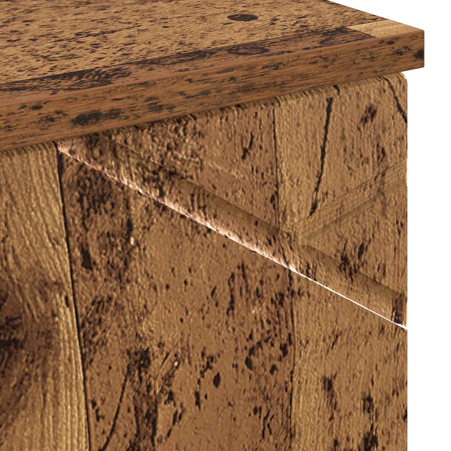 Bathroom Cabinet with Storage Old Wood 30 x 35 x 192 cm
