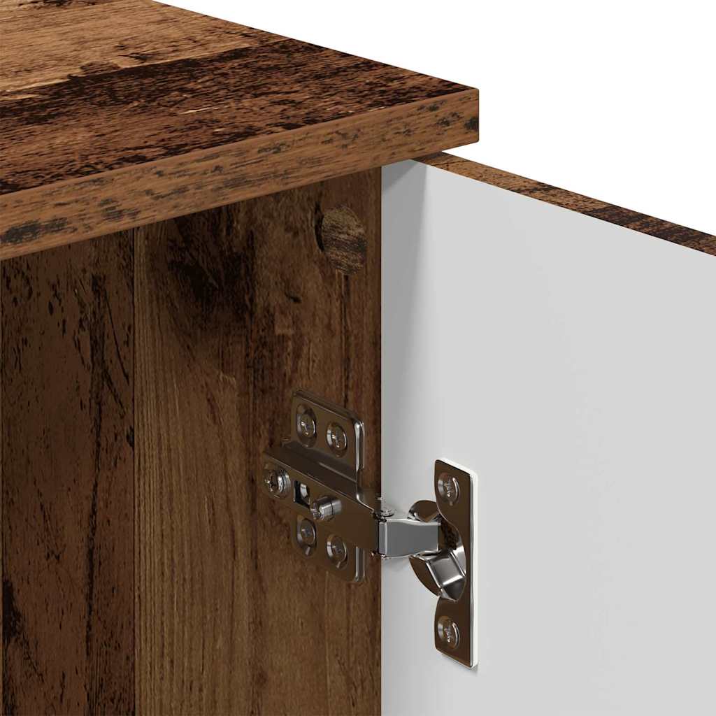 Bathroom Cabinet Wall-mounted Old Wood 30 x 31.5 x 61 cm