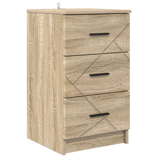 Bedside Cabinet Sonoma oak 38 x 38 x 66 cm Engineered wood Bedside Cabinet Sonoma oak 38 x 38 x 66 cm Engineered wood