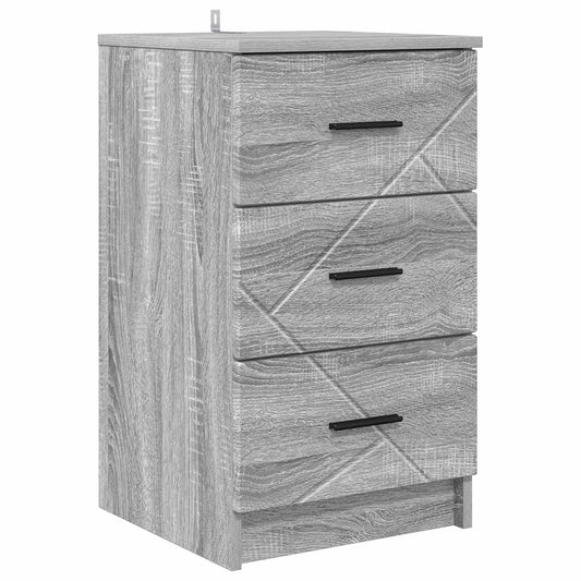 Bedside Cabinet Grey sonoma 38 x 38 x 66 cm Engineered wood Bedside Cabinet Grey sonoma 38 x 38 x 66 cm Engineered wood