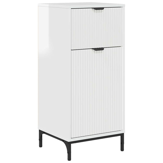 Bathroom Cabinet High Gloss White 39.5 x 36 x 88 cm Bathroom Cabinet High Gloss White 39.5 x 36 x 88 cm