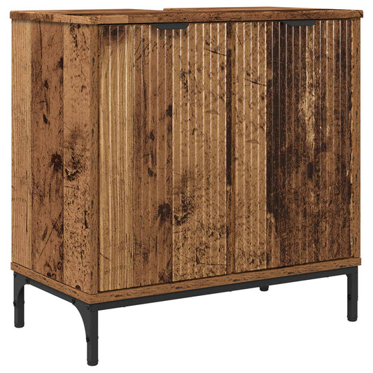 Bathroom Sink Cabinet Old Wood 60.5 x 33.5 x 61 cm Bathroom Sink Cabinet Old Wood 60.5 x 33.5 x 61 cm