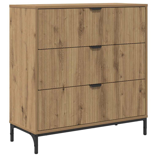 Sideboard Artisan Oak 79.5 x 33 x 82 cm Engineered Wood Sideboard Artisan Oak 79.5 x 33 x 82 cm Engineered Wood