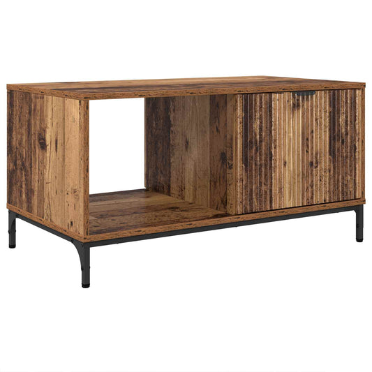 Coffee Table Old Wood 90 x 49 x 46 cm Engineered Wood Coffee Table Old Wood 90 x 49 x 46 cm Engineered Wood